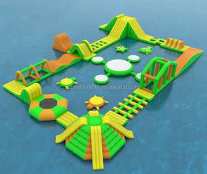 Juegos inflables de <span class=keywords><strong>playa</strong></span> acuatico, equipo de juego para deportes de agua de mar, Parque inflable flotante - Product Image 6