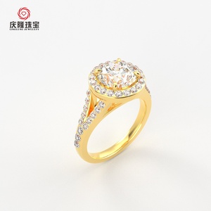 Luxury Diamond Modern Jewelry <b>Ring</b> Women Bride18k Gold 925 Silver <b>Rings</b> Engagement <b>Couple</b> Promise Wedding <b>Ring</b> Set - Product Image 2