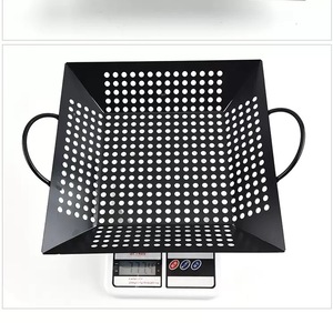 Hot Selling Barbecue Accessories Bbq Tray Carbon Steel Grill <strong>Oven</strong> Tray Bbq Wire Mesh Bbq Serving Trayfor Vegetable Grilling - Product Image 3