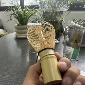 Batidor de Matcha de Bambú Blanco Natural, Batidor de Té de Punta Recta para la Ceremonia del Té Japonesa, Usucha Koicha, Polvo de Matcha - Product Image 3