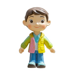 Figura de Dibujos Animados de Fibra de Vidrio Personalizada al por Mayor, Estatua de Tamaño Real Multicolor en Venta - Product Image 1
