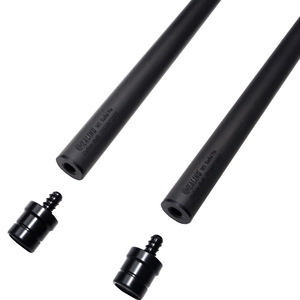 Taco de billar Okhealing de fibra de carbono 12.4mm 1/2 pulgada, punta frontal de 8 dientes Zuma, ángulo Camu - Product Image 2