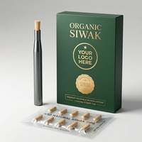 Étui de Luxe en Métal pour Miswak, Support en Aluminium pour Miswak, Étui de Voyage Étanche et Hygiénique, Boîte à Sewak, Vente en Gros