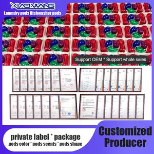 Capsules de lessive parfumées à la lavande, écologiques, 5 compartiments, 18 g, 5 en 1, vente chaude - Product Image 6