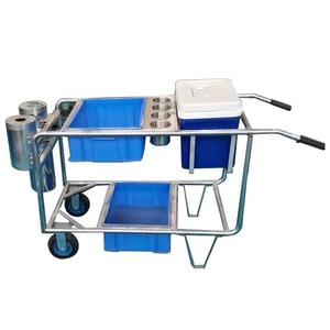 <span class=keywords><strong>Carrello</strong></span> per Inseminazione Artificiale e Allattamento Suini in Acciaio Inossidabile per Veterinaria - Product Image 2