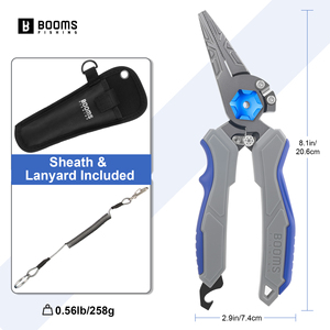 Multi-function Fishing Pliers PTFE Coating Saltwater Split <b>Ring</b> Fish Hook Remover Fishing Line <b>Cutters</b> Waterproof - Product Image 5