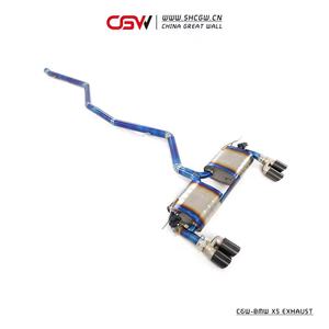 Suara Growling Knalpot Titanium Knalpot Catback untuk Gaya BMW X5 F15 X5M - Product Image 3