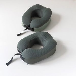 Almohada de Viaje Ergonómica de Espuma Viscoelástica en Forma de U con Soporte para <span class=keywords><strong>el</strong></span> Cuello, Tejido Suave y Transpirable para un Viaje Cómodo en Avión o <span class=keywords><strong>Tren</strong></span> - Product Image 2