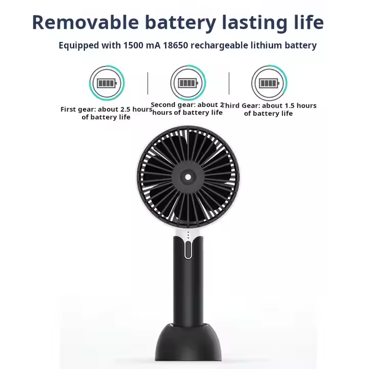 Compact USB Fan Mini Rechargeable Hand