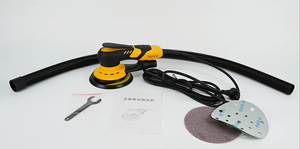 Sander électrique professionnel fabriqué en Chine pour le ponçage de carrosserie automobile avec régulation à 7 vitesses et tube d'aspiration de poussière - Product Image 3