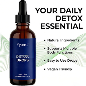 Ingredientes naturales veganos compatibles con OEM/ODM para el control de la forma corporal, suplemento de belleza, adelgazante, gotas desintoxicantes para la pérdida de peso. - Product Image 2