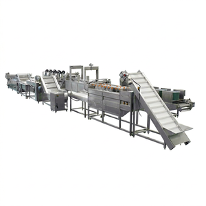 Línea de Producción Automática de Papas Fritas Congeladas y Chips de Patata, Máquina de Procesamiento de Frutas y Verduras de Alta Capacidad, Material SUS304 - Product Image 1