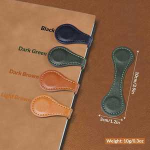 Marcapáginas de Cuero Moderno con Clip Magnético de Doble Cara, Personalizado y de Alta Calidad, Ideal para Regalos - Product Image 6