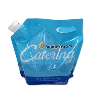 Tùy chỉnh <span class=keywords><strong>3L</strong></span> 5L PE Nhựa đứng lên túi cấp thực phẩm có thể gập lại túi nước giải khát di động cho phục vụ Thiết kế vòi - Product Image 2