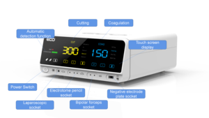 Máquina de electrocoagulación para cirugía general, Unidad de electrosurgeri, coagul, electrosurg, para cirugía general, 2 unidades - Product Image 4
