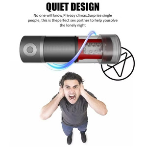 Masturbadores masculinos automáticos con 5 vibraciones, 5 modos de succión, Juguetes <span class=keywords><strong>sexuales</strong></span> de vagina de bolsillo para hombres, bomba de Agrandamiento del pene, vibradores - Product Image 4