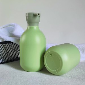 Custom logo Soft Touch Hdpe Plastic Packaging Lotion Shower Soap Shampoo Bottle Cute Scustamizable Brand logo Cosmetics - Product Image 1