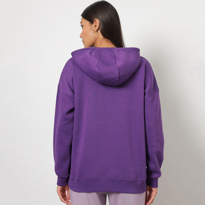 Sudadera suave 2024 para mujer, sudaderas con capucha de hombro caído, jersey con estampado de letras de algodón de alta calidad para mujer, Sudadera con capucha de gran tamaño para mujer - Product Image 2