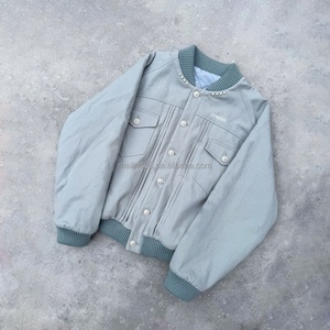 Factory <b>Custom</b> <b>Denim</b> <b>Jacket</b> Winter Warm Wear High Quality Button up <b>Jacket</b> Lining 100% Cotton Satin Workwear <b>Jackets</b> Unisex - Product Image 3