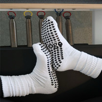Logo personnalisé antidérapant de haute qualité personnalisé Scrunch Yoga Pilates Grip Chaussettes femmes Pilates Yoga personnalisé Slouch Chaussettes avec poignée