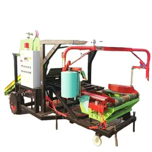 Automatic straw hay corn silage baler and wrapper machine for sale