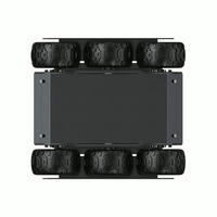 Rails d'extension flexibles et extensibles 6x4 pour UGV tout-terrain, ordinateur esclave ESP32, châssis de robot mobile 6 roues 4x4 UART/12C