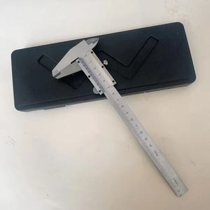 Calibrador Vernier Mecánico de Carcasa Negra de 150 mm, Herramienta de Medición de Profundidad Industrial de Acero al Carbono - Product Image 3