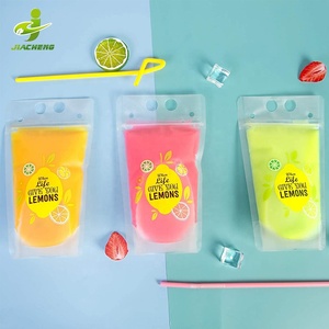 Disposable Plastic Zip Lock Juice Premade Bag <strong>Mini</strong> Doypack Filling Sealing <strong>Bottle</strong> Childproof Bride Drink Pouch for Beverages - Product Image 5