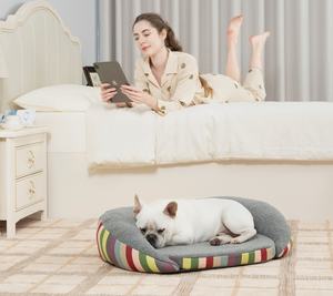 سرير كلاب عالي الجودة مخصص لتقوية الأعضاء اللافندر ، سرير كلاب فوم مقاوم للماء قابل للإزالة كبير جدًا فاخر ، سرير حيوانات أليفة للكلاب - Product Image 6