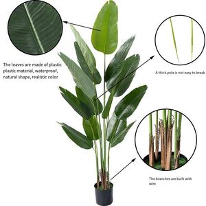 <span class=keywords><strong>Plante</strong></span> Artificielle du Voyageur Banane <span class=keywords><strong>Canna</strong></span> Feuilles Épaissie Pot Plancher <span class=keywords><strong>Plante</strong></span> Verte-149 - Product Image 4