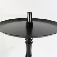 Luxe turc Shisha 18.5*48cm tuyau unique arabe narguilé Shisha orné sculpture bleu bouteille en verre Hooka alliage d'aluminium narguilés ensemble