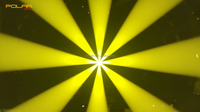 Projecteur à tête mobile LED Polarlights 350W avec faisceau CMY pour scène, événement, projet, théâtre, station de télévision