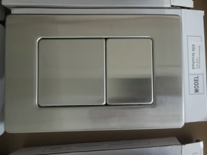Nuevas Invenciones: Panel de descarga de <span class=keywords><strong>doble</strong></span> botón de acero inoxidable SS304 cepillado en oro para <span class=keywords><strong>inodoro</strong></span>, placa de <span class=keywords><strong>cisterna</strong></span> oculta para baño. - Product Image 3