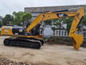 Excavatrice Caterpillar 330D d'occasion avec moteur ACERT, godet de roche personnalisé, pelle sur chenilles de 30 tonnes pour travaux de construction lourds - Product Image 2