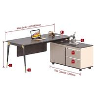 Ensemble table et chaise de bureau, bureau de direction, table de direction, bureau de direction, table de bureau moderne, escritorio oficina