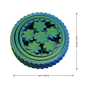 Handheld 3D Printed Plastic Fidget Spinner <b>Toy</b> <b>Desk</b> <b>Toy</b> Valentine's Day Birthday Party Gift for Children's 14 Years & up - Product Image 3