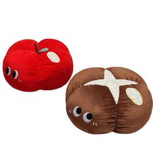 Linda almohada de ojos grandes fruta vegetal PP algodón cojín felpa Apple juguetes para sofá sala de estar Ventana de Bahía decoración de oficina - Product Image 1
