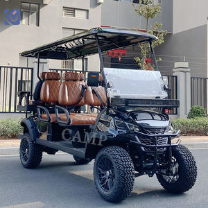 Voiturette de golf électrique à panneau solaire personnalisable pour le camp 6 places Scooter de golf touristique hors route Club Car - Product Image 2