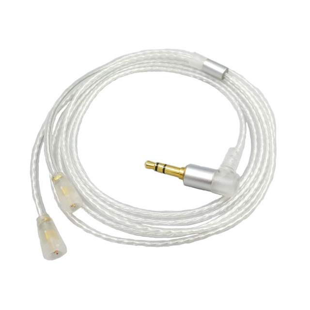Length 1.2m Silver-plated Wire Suitable for Sennheiser Ie80 Ie8 Ie80S Upgrade Cable 3.5mm to IE