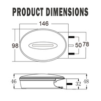 Feu indicateur avant LED multifonction avec feu de position pour tracteur, homologué ECE R148 R10