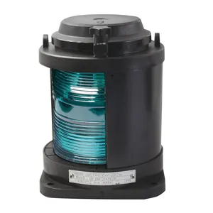 Luz de barco de una sola cubierta de plástico impermeable IP56 de 12V y 24V, señal de navegación de barco de noche marina, luz de estribor, IP56, 1 de 2, 2