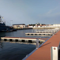 Nouveau pont de ponton Stable en aluminium pour la mer, stations flottantes, systèmes d'eau de pilier, couvertures de pont en aluminium, flotteurs