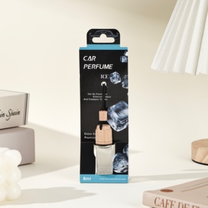 Profumo liquido con olio essenziale da 8 ml, fragranza popolare, diffusore per auto con clip da appendere, bottiglia in vetro, deodorante per auto - Product Image 5