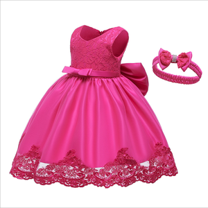 D0109 Robe de Soirée Formelle en Velours de Haute Qualité pour Enfants, Modèle Fille d'Honneur, Robe de Bal, Robe de Fête d'Anniversaire, Vente en Gros ODM - Product Image 4