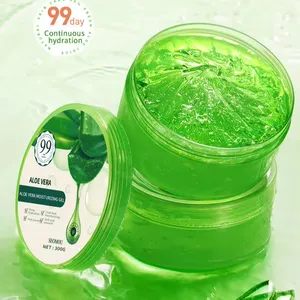 Private Label Oem Organic 100 Pure Aloe Vera Gel Face Skin Moisturizer Soothing Lightening Cream Gel De Aloe Vera Gel For Face