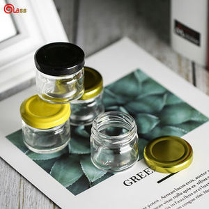 Frascos Cilíndricos <span class=keywords><strong>de</strong></span> Vidrio Transparente <span class=keywords><strong>de</strong></span> 25 ml, 50 ml, 100 ml, 300 ml, 450 ml, Ecológicos, Sostenibles, Duraderos, para Conservar la Frescura <span class=keywords><strong>de</strong></span> Mermelada y <span class=keywords><strong>Miel</strong></span> - Product Image 4
