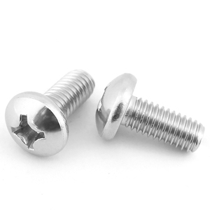 M2 M2.5 <span class=keywords><strong>M3</strong></span> <span class=keywords><strong>M3</strong></span>.5 M4 M5 M6 304 316L acciaio inossidabile A2 filetto pieno Phillips Pan Head macchina viti - Product Image 4