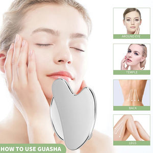 Herramientas de Masaje Gua Sha de Acero 100% Natural al por Mayor, Rodillo Metálico Gua Sha para Masaje Facial y Corporal - Product Image 6