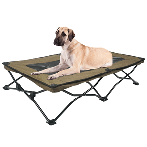 CanboPet-Cama Plegable Elevada para Perro, Cama para Mascotas con Marco de Acero, Portátil, para Acampar al Aire Libre - Product Image 1