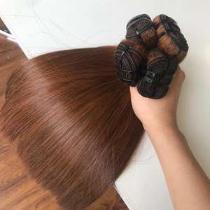 Cheveux lisses DD & SDD, magnifiques mèches de cheveux lisses, 100% cheveux vierges humains du Vietnam, vente en gros - Product Image 4